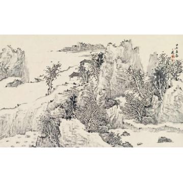 潘一见国画山水山水字画之家