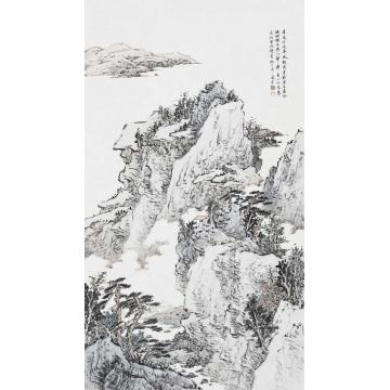 潘一见国画山水云林诗意字画之家