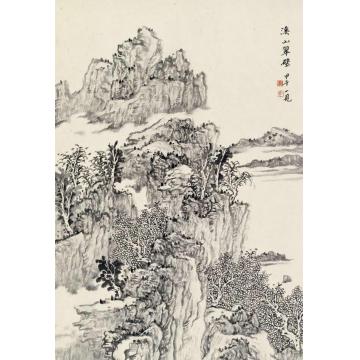 潘一见国画山水溪山翠璧字画之家