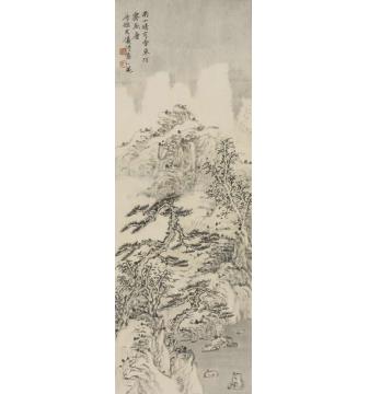 潘一见国画山水南山晴有雪，东陌霄无尘字画之家