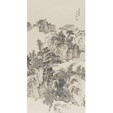 潘一见国画山水清风翠壁字画之家