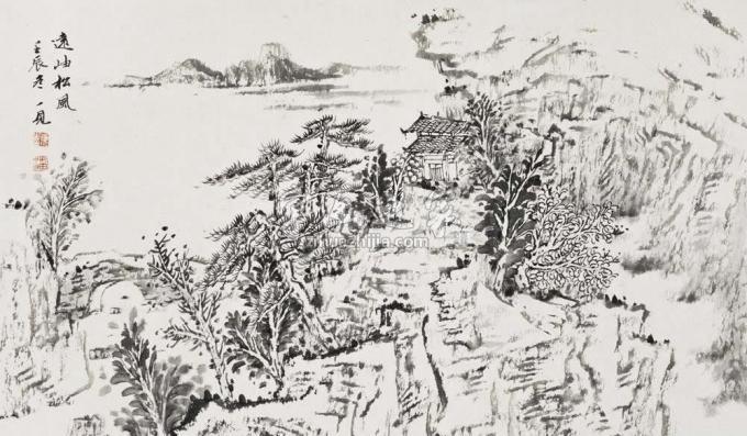 国画家潘一见字画之家