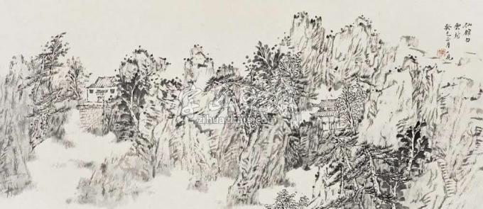 国画家潘一见字画之家