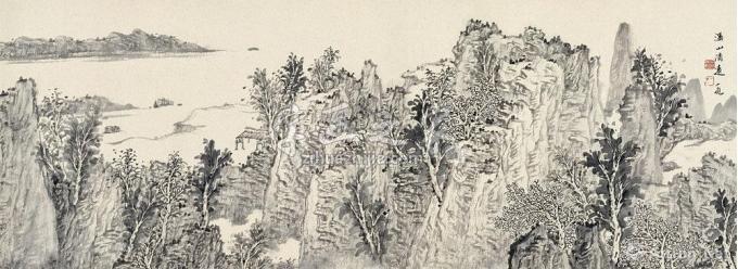 国画家潘一见字画之家