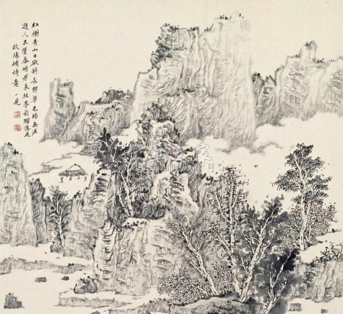 国画家潘一见字画之家