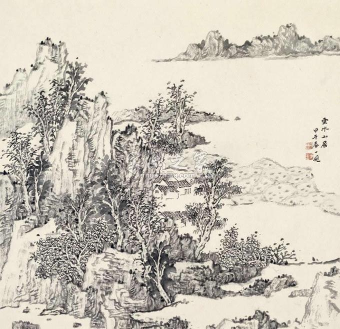 国画家潘一见字画之家