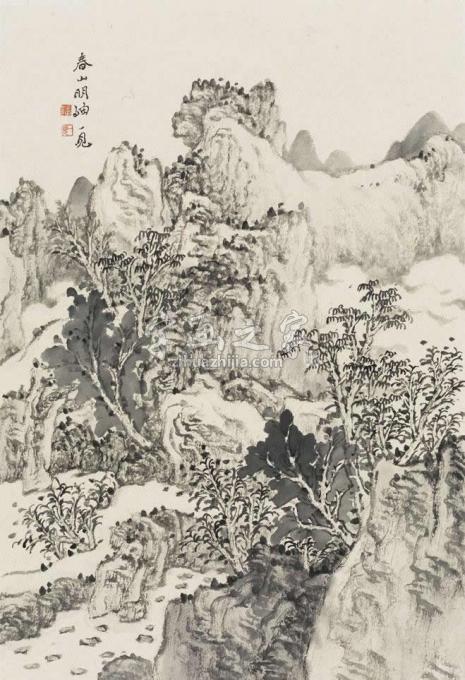 国画家潘一见字画之家
