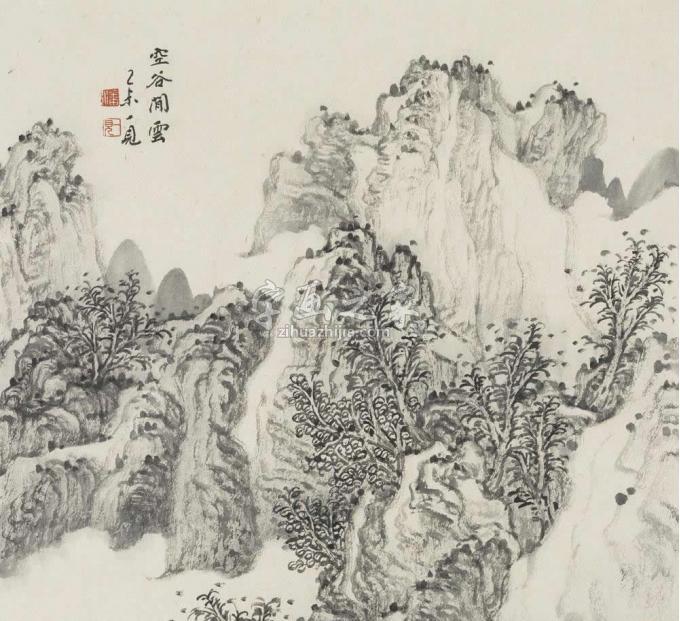 国画家潘一见字画之家