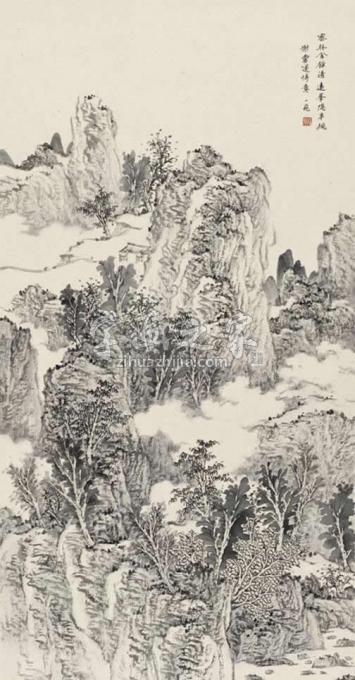 国画家潘一见字画之家