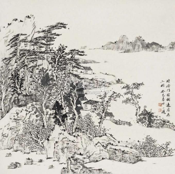 国画家潘一见字画之家