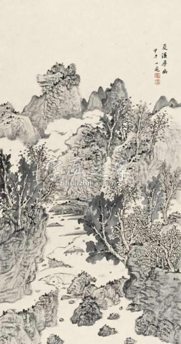 国画家潘一见字画之家