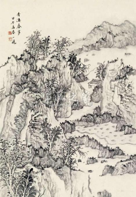 国画家潘一见字画之家