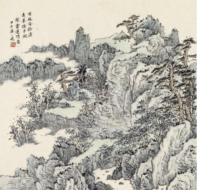 国画家潘一见字画之家