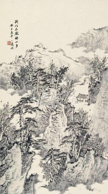 国画家潘一见字画之家