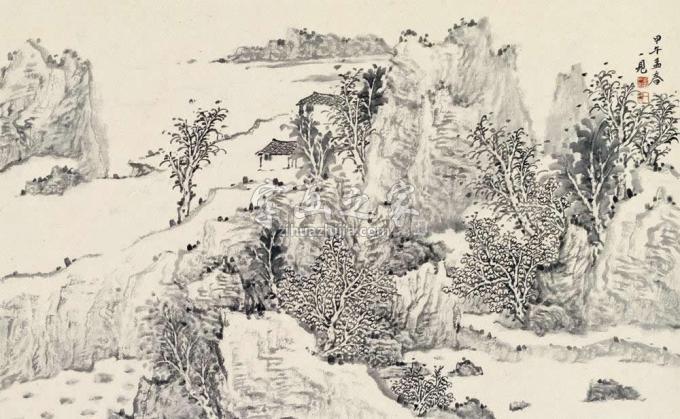 国画家潘一见字画之家