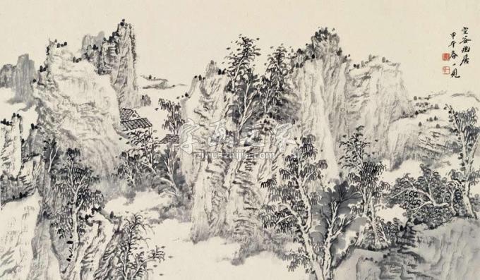 国画家潘一见字画之家