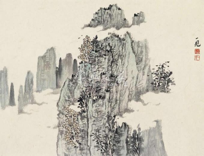 国画家潘一见字画之家