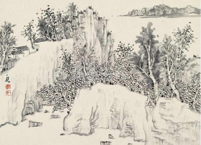 国画家潘一见字画之家