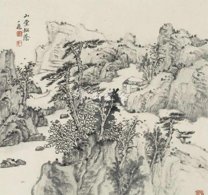国画家潘一见字画之家