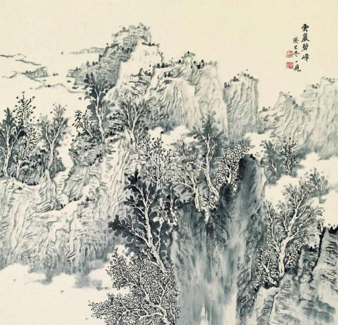 国画家潘一见字画之家