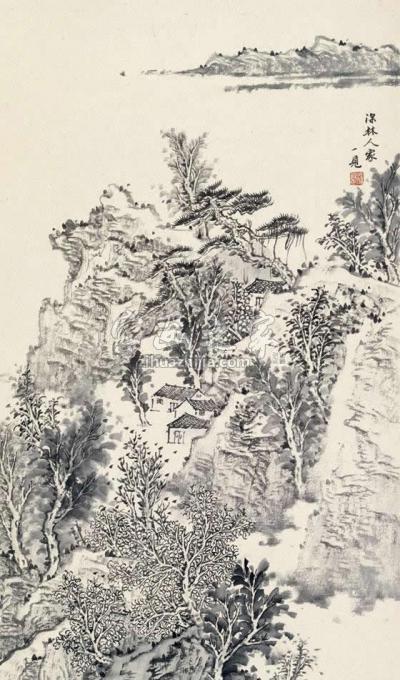 国画家潘一见字画之家