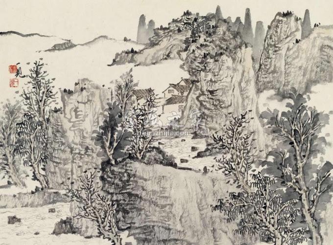 国画家潘一见字画之家