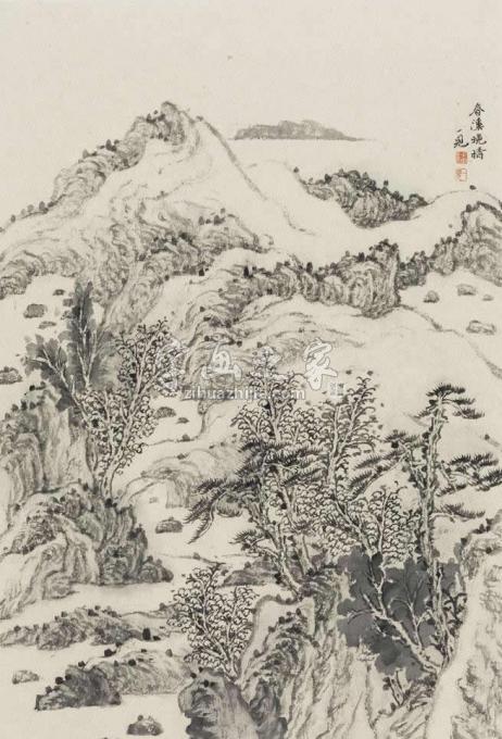 国画家潘一见字画之家