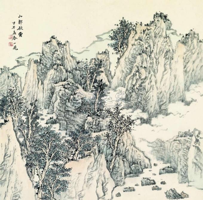 国画家潘一见字画之家