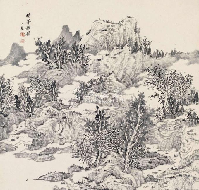 国画家潘一见字画之家
