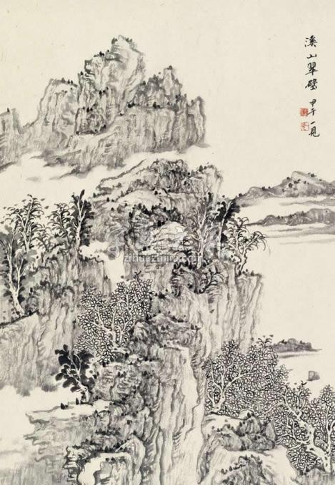 国画家潘一见字画之家