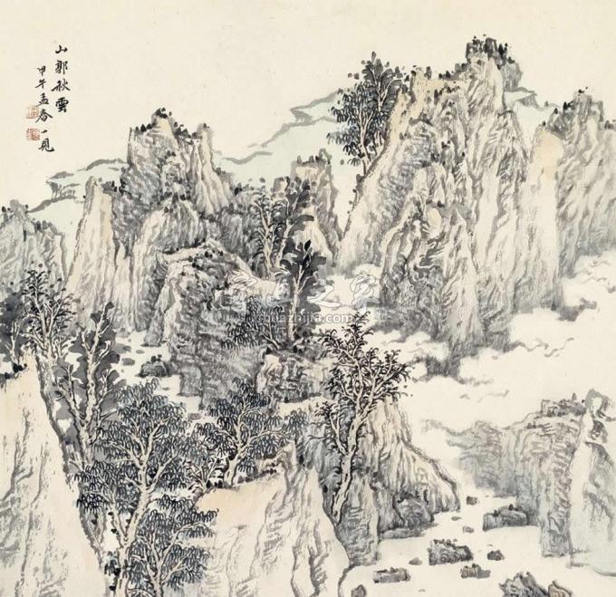 国画家潘一见字画之家