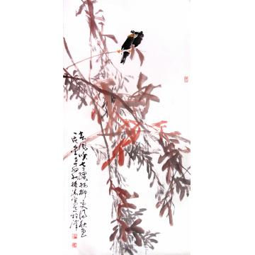 董振涛国画花鸟秋色字画之家