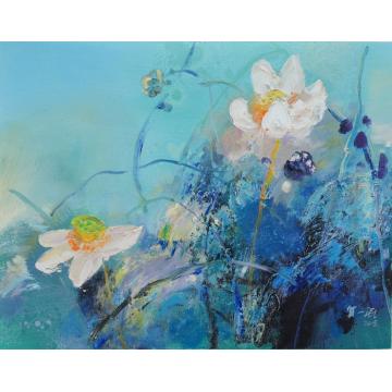 贺一珉油画花鸟荷趣字画之家