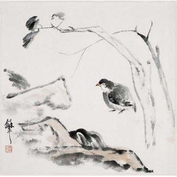 王和平国画花鸟秋山步禽字画之家