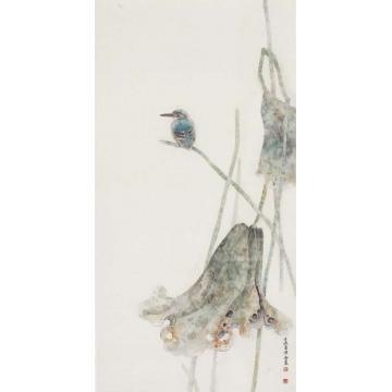 董津金国画花鸟等待字画之家
