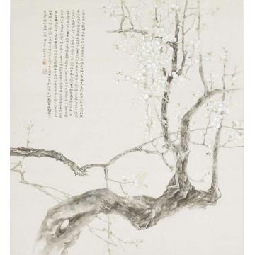 董津金国画花鸟病梅图字画之家