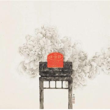 董津金国画花鸟好梦初回字画之家