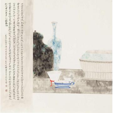 董津金国画花鸟乐得心闲字画之家