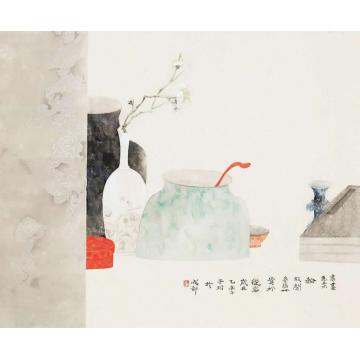 董津金国画花鸟正是梅雨时字画之家