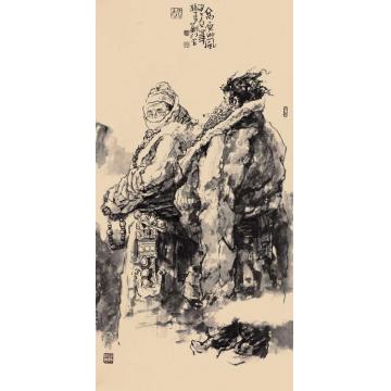 刘江国画人物高原的风字画之家
