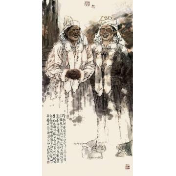 刘江国画人物漫瀚调字画之家