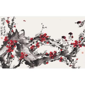 荣宏君国画花鸟听雪字画之家