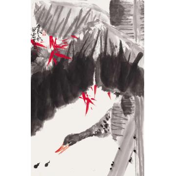 荣宏君国画花鸟蕉荫字画之家