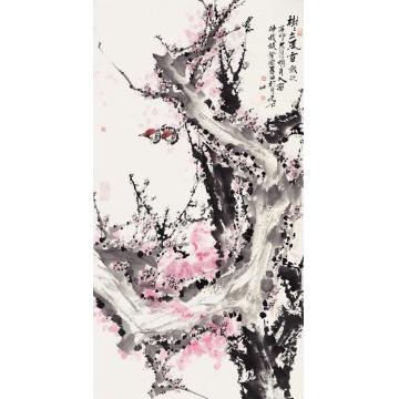 荣宏君国画花鸟立风雪字画之家