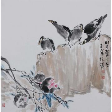 王福林国画花鸟作品10字画之家