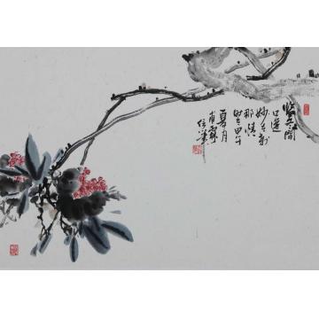 王福林国画花鸟册页之九字画之家