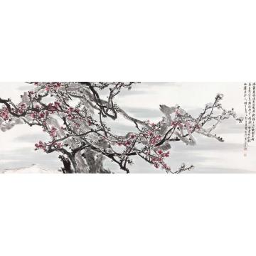 王福林国画花鸟铁干寒香字画之家