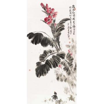 王福林国画花鸟春风又见美人来字画之家