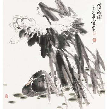 王福林国画花鸟清趣图字画之家
