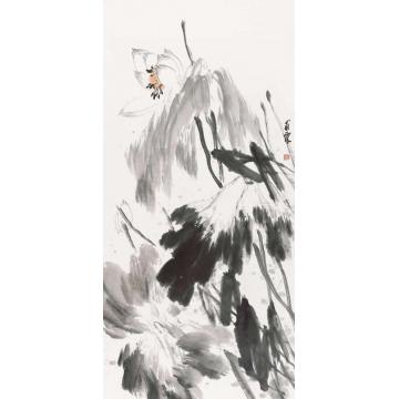 王福林国画花鸟清风弄晚凉字画之家